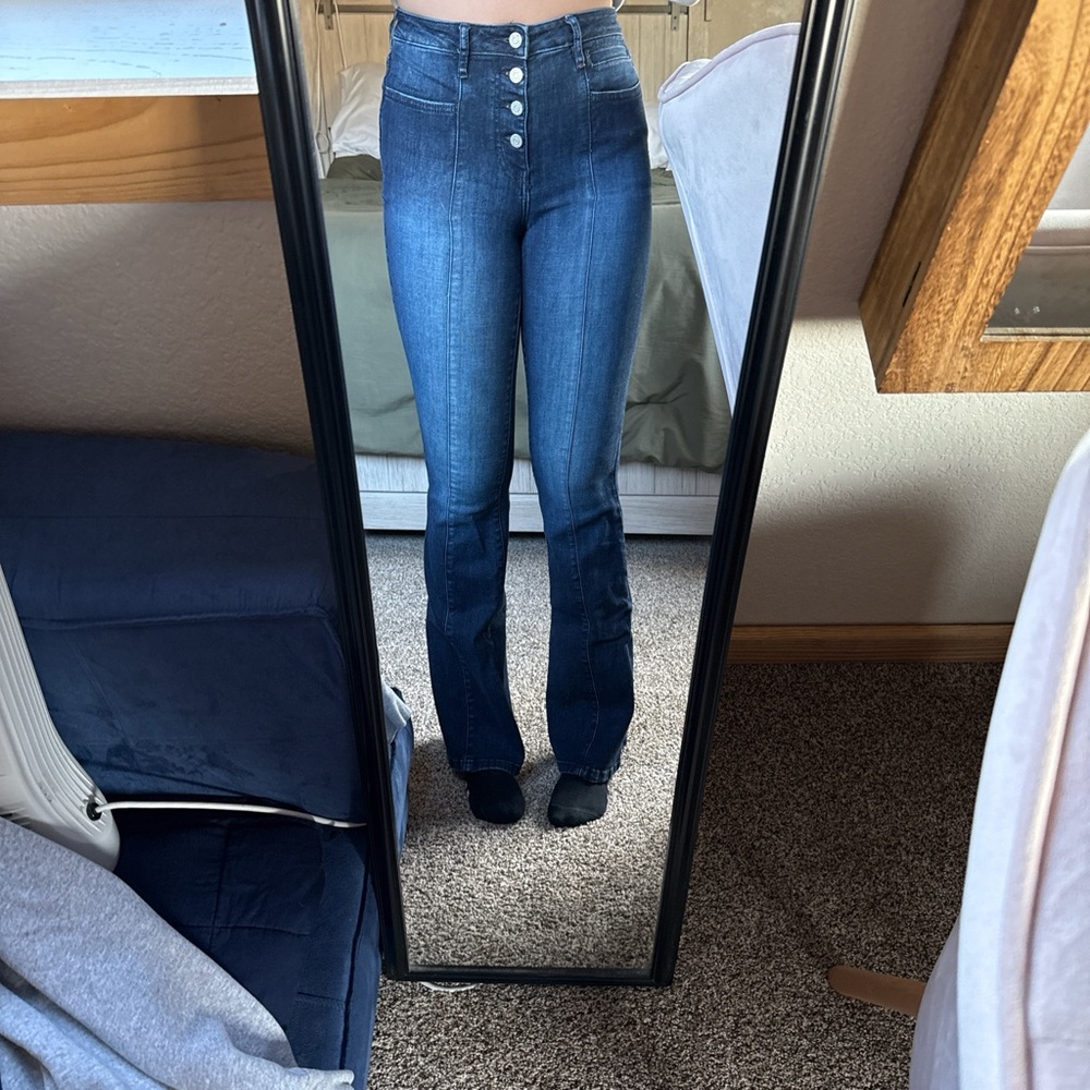 Idyllwind Dark Blue Flare Jeans